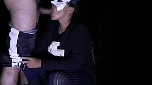 hey this anal pro slut takes cum right on her fat ass out on the street