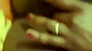 Skinny shaved lesbians finger pussy in homemade retro bedroom action