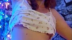 hotwife steffi dances her big pussy lips in sexy christmas pmv 🎄💃