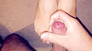 jessica's heels tease into a sneaky footjob delight