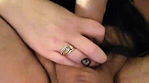 Getting Ready to Swallow Hubby's Thick Cum Load in Her Mouth