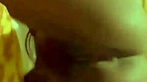 Skinny shaved lesbians finger pussy in homemade retro bedroom action