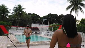 Safada Soraya Castro's Big Ass Begs for Monster Cock in Bent-Over Anal with Riding Orgasms.