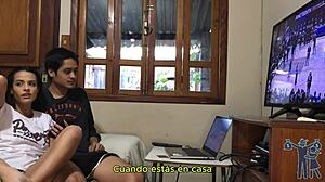 hey babe let me watch the game i can't take it anymore subtitled