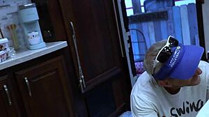 omg fetswing diaries s6e4: big balls chris gets licked while naughty j moon squirts—huge balls reality kink!