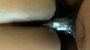 pregnant ebony girlfriend creams hard on my thick black monster cock