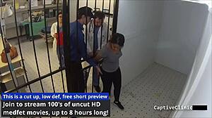 Sheila Daniels Spreads in Latex Gloves Handcuffed for Humiliating Fetish