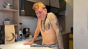 Hot neighbor begs for my milk i flood her huge tits and pussy all out