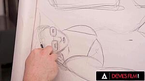 damn that sexy chloe surreal gives the hottest titty fuck ever