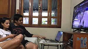 hey babe let me watch the game i can't take it anymore subtitled