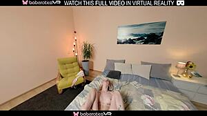 Skinny Blonde Elle Oise Arti Fingers Shaved Pussy to Orgasm in VR Close-Up