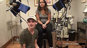 Sheila Daniels Spreads in Latex Gloves Handcuffed for Humiliating Fetish