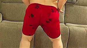 cum watch this busty 50yo bbw milf workout her huge juicy ass in leggings wide open pussy up close??