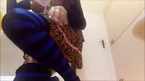 come darling come closer open your cute shemale anus for my hard cock strapon fetish