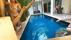 ice and candy asian shemales dominate crossdresser in wild anal threesome