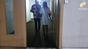 Ebony Nurse Bangs Interviewer in Hospital for Promotion with Big Black Cock Doggystyle