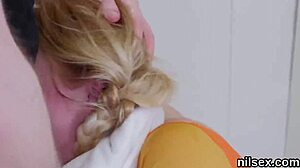 Naughty Girl Enters Strange Place for Unusual Backdoor Session