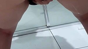 i can't stop squirting when bent over peeing in the bathroom