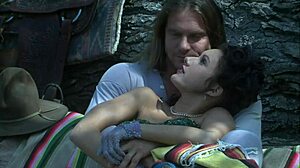 taylor rain takes rough doggystyle pounding on her hairy pussy