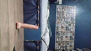 Stranger makes 18yo squirt fountain while she jerks him to cum explosion