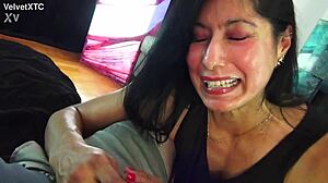 Amateur Milf Interview Leads to Ass Licking and Hard Analingus