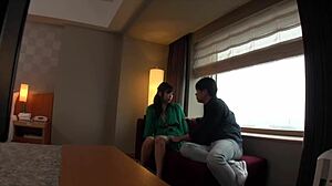 super rare japanese office lady model photoshoot turns into forced petite sex