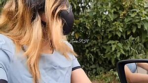 Pinay teacher fucked hard in car bent over doggystyle creampie pov public wet pussy