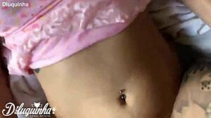 Morning Cumshot Douses Tattooed Babe's Natural Tits After Ride