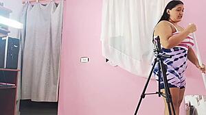 Brother fucks hard while mom is away at home