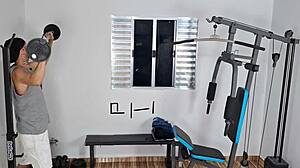 Gym wife's secret fuck behind cuckold's back—pure exclusive betrayal