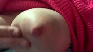 artemisia love's big boobs bounce wildly with rock hard nipples on display