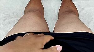 Husband Catches Masturbating Wife And Cums For Her