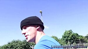 Kinky cougar in lingerie gives pov blowjob handjob fingering masturbation suck