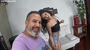 bruna santos first time bareback with monster cock and creampie inside 😍🍆💦