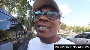 latina milf gets bbc pounded outdoors in public mall spot