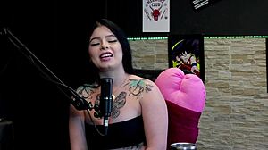 WOW! PRO GIRL FLASHES SEX WORKER ID FOR FAME AND CRAZIEST FETISH - KALYCA ON SHEER RED!