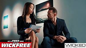 Lia Lin Gets Fucked by Tutor During Painting Lesson