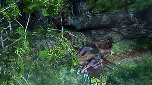 taylor rain takes rough doggystyle pounding on her hairy pussy