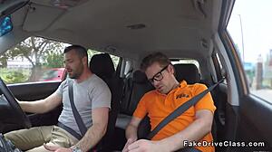 fake instructor's friend spies and bangs busty blonde in hidden classroom session