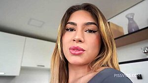 whoa check out this brazilian fitness babe gabily wrecked by 3 monsters! 💦🍆