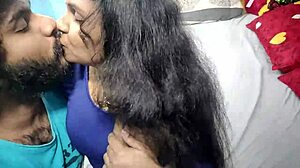 Wife's First Anal Fuck at Home with Husband's Big Cock in Evening Passion