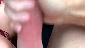 Petite redhead slut bends for big cock deepthroat then RIDES rough to facial cumshot