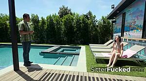 Babysitter Sneaks In for Forbidden Fuck!