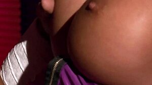 Intense close-up pounding wet babe's huge ass doggystyle