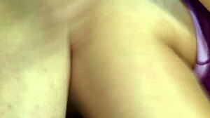 Big titted slut jerks monster cock exploding cumshot all over her heaving rack!