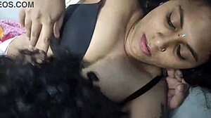 Wife's First Anal Fuck at Home with Husband's Big Cock in Evening Passion