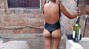 whores sensually bathe groping tits vaginas country house day off