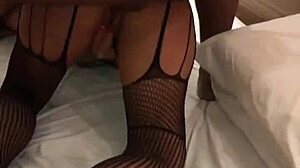 damn that huge black cock pounds her hard 😍 hotwife jerks cuck hubby while he films!!