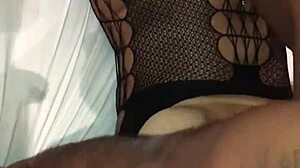 damn that huge black cock pounds her hard 😍 hotwife jerks cuck hubby while he films!!