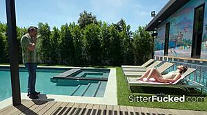 Babysitter Sneaks In for Forbidden Fuck!